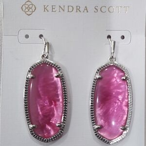 Kendra Scott Pink Drop Earrings